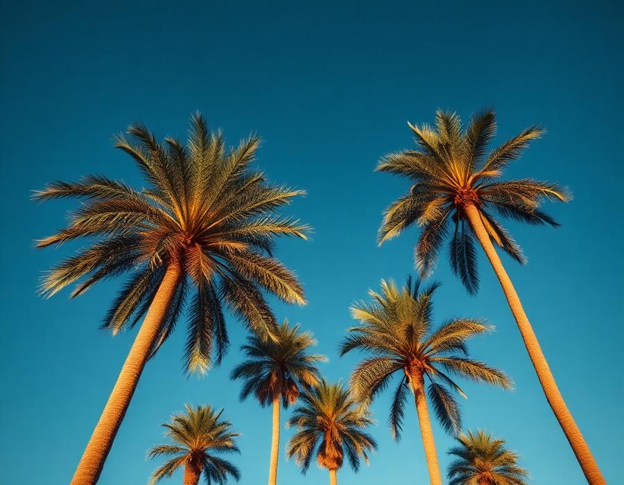 Palm trees
