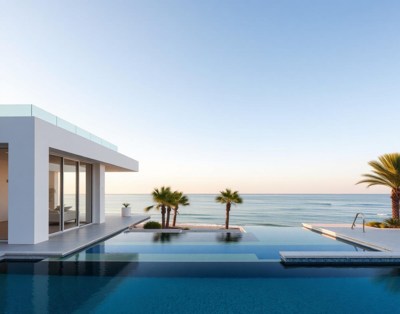 Beachfront villa
